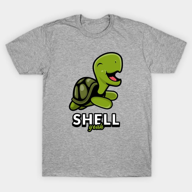 Shell Yeah T-Shirt by Mad Art